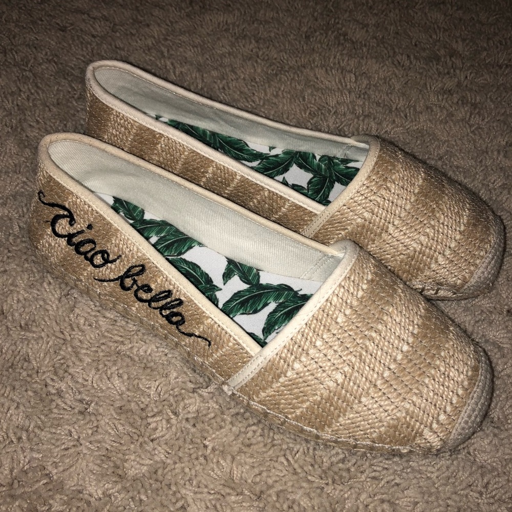 Gianni Bini “Ciao Bella” Embroidered Espadrilles
